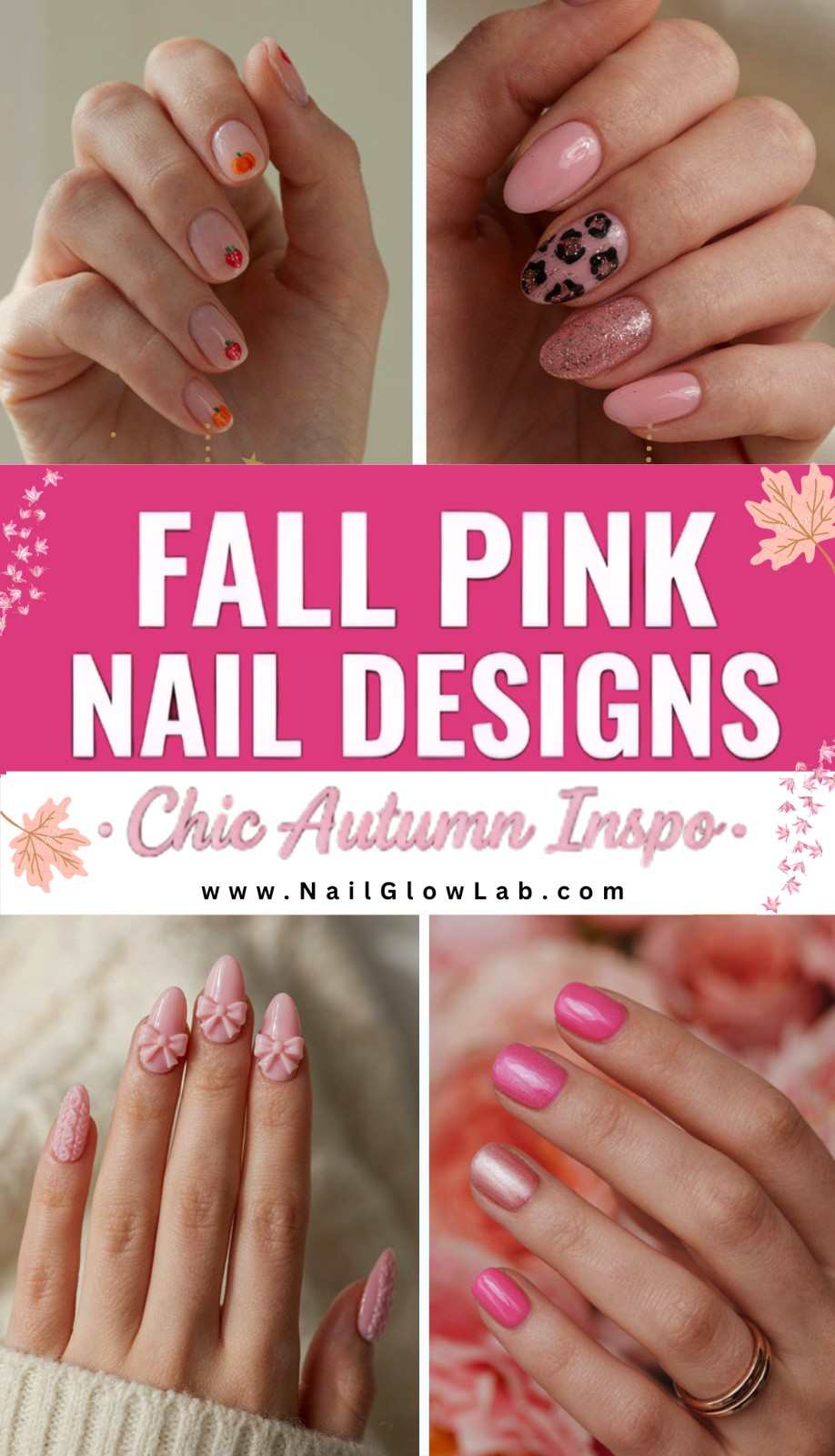 Fall Pink Nails