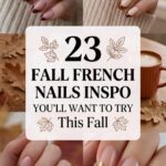 Fall French Nails