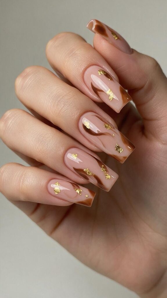 Fall Acrylic Nails 