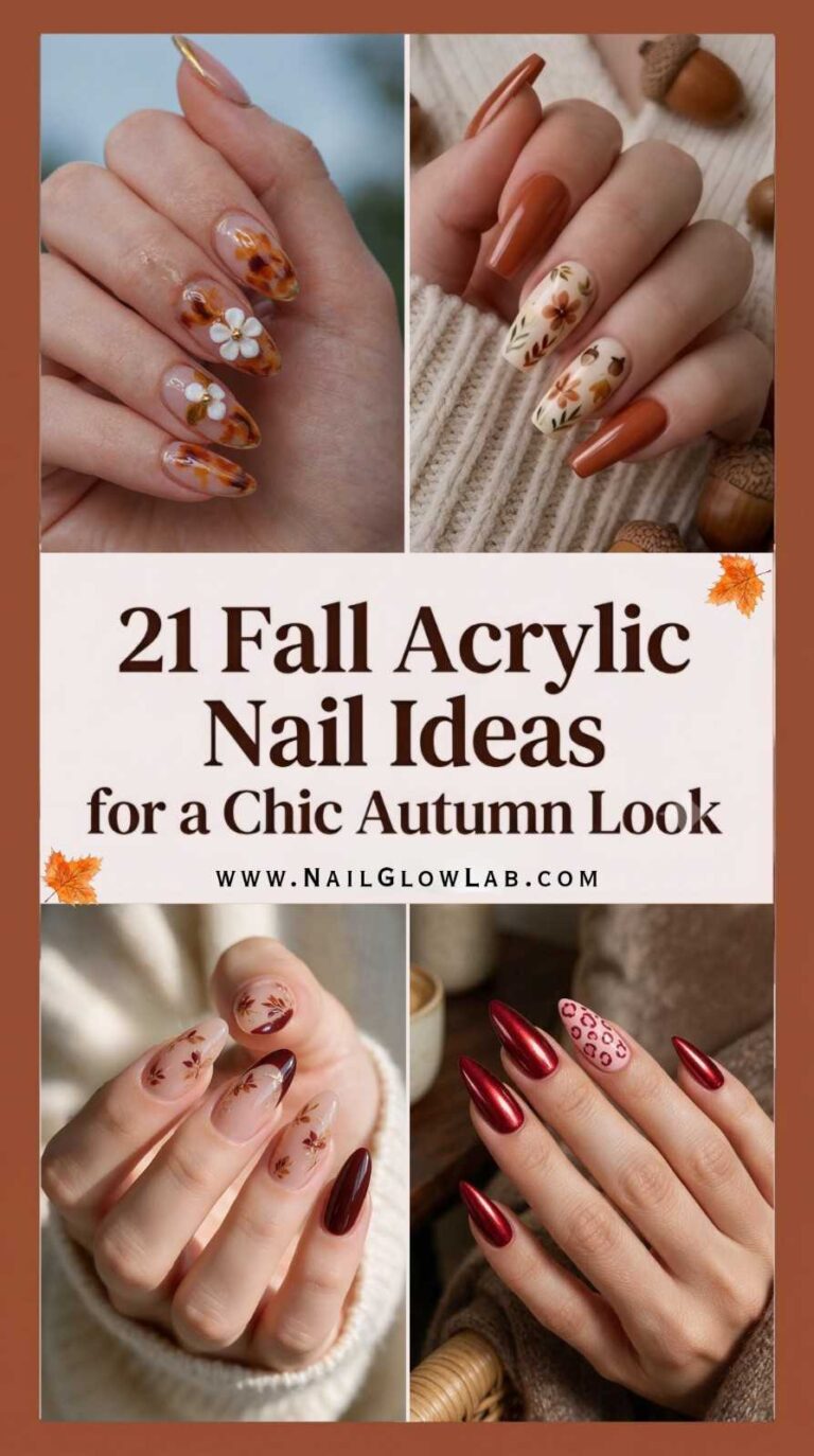 Fall Acrylic Nails