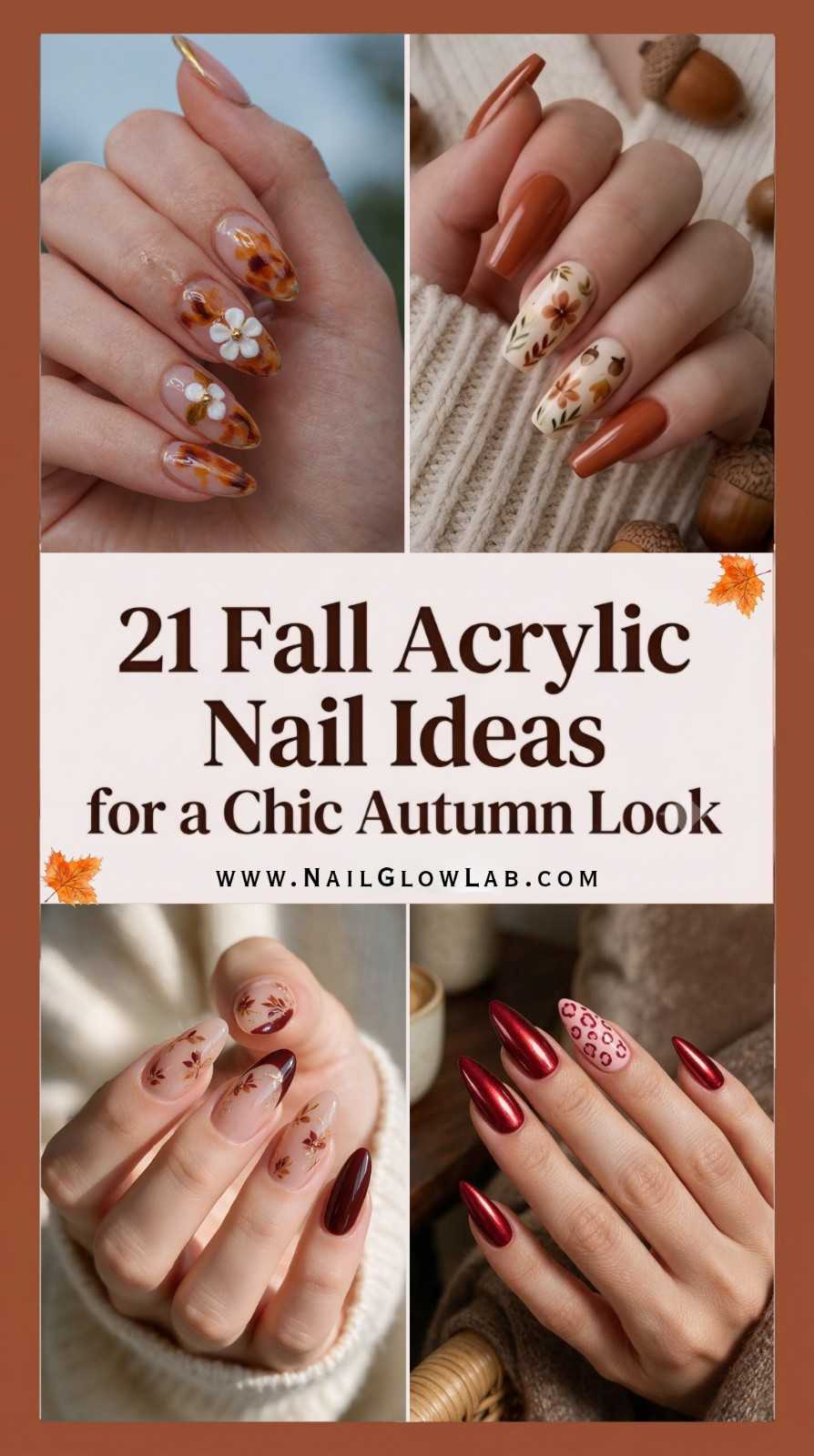 Fall Acrylic Nails
