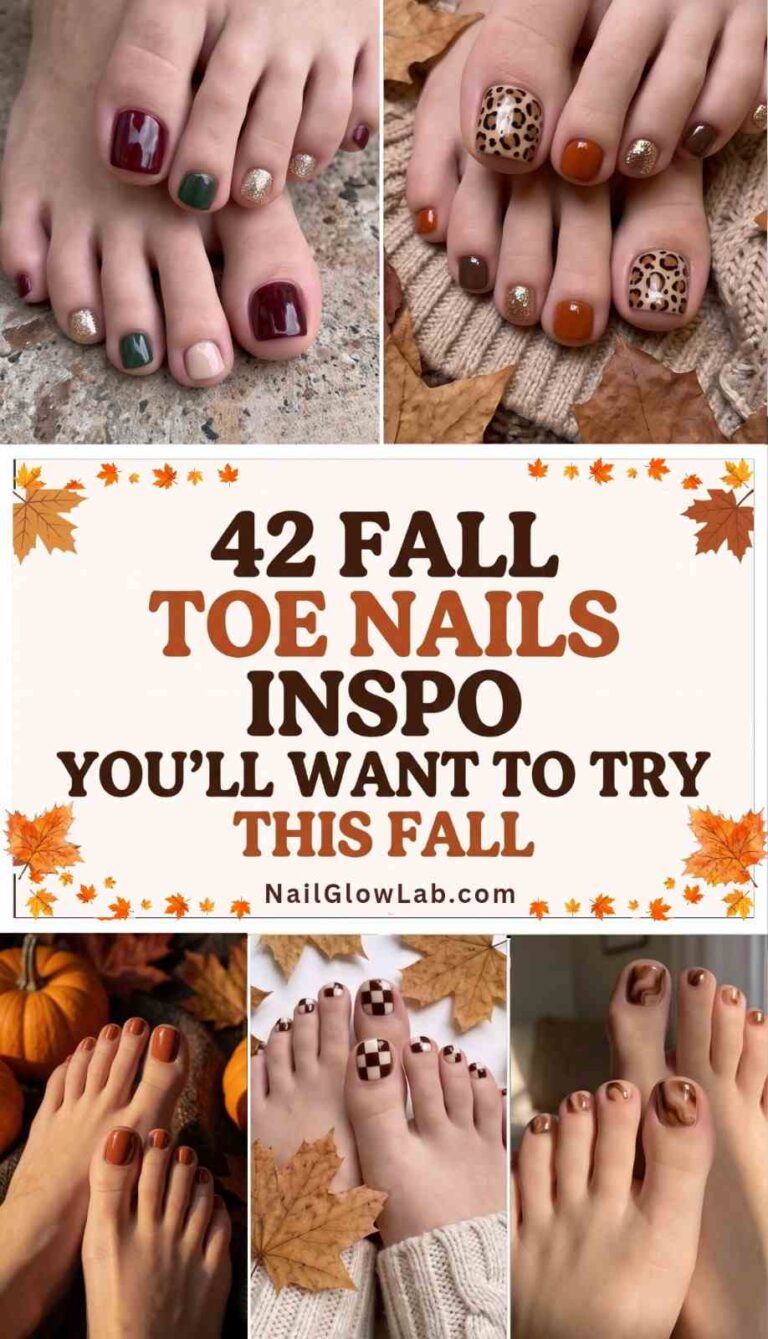 Fall Toe Nail Designs