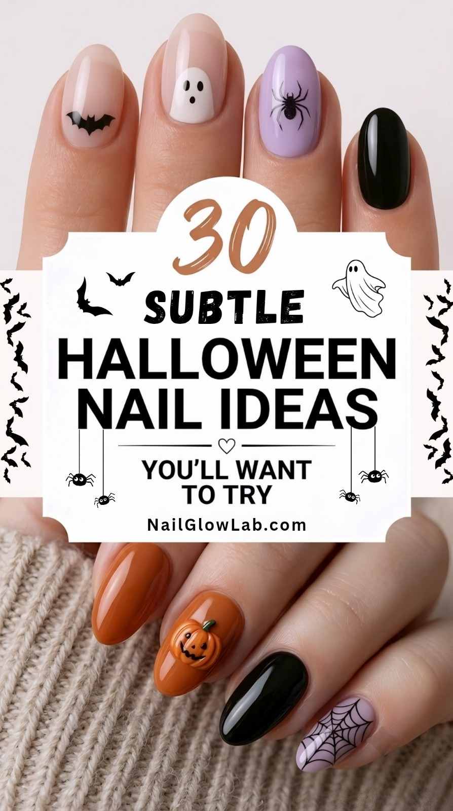 Subtle Halloween Nails